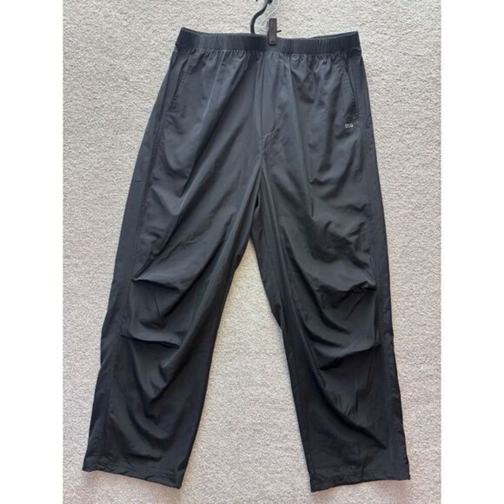 DSG Parachute Pants Women's Large Black Hi Rise Jogger Retro Loose Fit NEW *READ